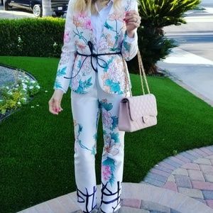 Runway two piece suit